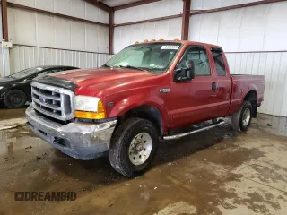 2001 Ford Super Duty F-250 XL with VIN 1FTNX21S91EC17659, listed as a Copart auction lot 44620895 with 167,989 mi miles and Salvage Title. Bid and sale history available at carsss.com. Image 1.