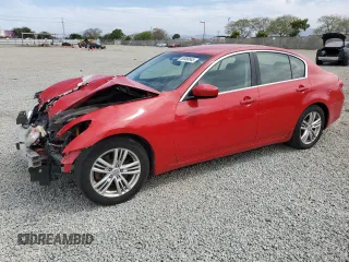 2013 Infiniti G37 Journey with VIN JN1CV6AP1DM301973, listed as a Copart auction lot 53088845 with 182,522 mi miles and Salvage Title. Bid and sale history available at DreamBid. Image 1.