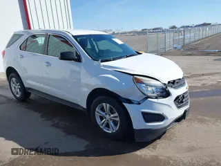 2016 Chevrolet Equinox LS with VIN 2GNALBEK2G1122043, listed as a IAAI auction lot 41757417 with 156,894 mi miles and . Bid and sale history available at carsss.com. Image 1.