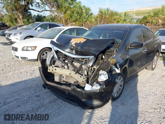 2015 Nissan Versa SV with VIN 3N1CN7AP5FL927352, listed as a IAAI auction lot 40702002 with 1 mi miles. Bid and sale history available at carsss.com. Image 6.
