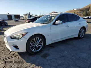2018 Infiniti Q50 Luxe with VIN JN1EV7AP0JM363553, listed as a Copart auction lot 88481425 with 152,164 mi miles and Salvage Title. Bid and sale history available at DreamBid. Image 1.