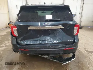 2022 Ford Explorer XLT with VIN 1FMSK8DH8NGB97480, listed as a Copart auction lot 50599045 with 48,396 mi miles and Salvage Title. Bid and sale history available at DreamBid. Image 6.