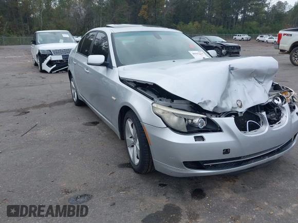2008 BMW 5 Series 528xi with VIN WBANV13528CZ55118, listed as a IAAI auction lot 40942534 with 128,290 mi miles and . Bid and sale history available at DreamBid. Image 1.