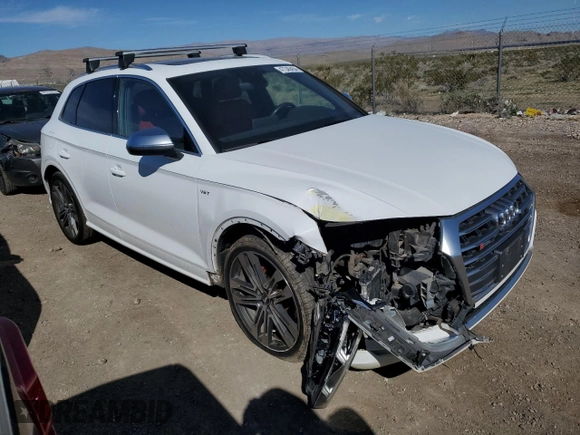 2018 Audi SQ5 Prestige with VIN WA1C4AFYXJ2206768, listed as a Copart auction lot 47340454 with 119,740 mi miles and . Bid and sale history available at DreamBid. Image 4.