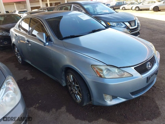 2006 Lexus IS 350 Auto with VIN JTHBE262065001707, listed as a IAAI auction lot 41496117 with 122,721 mi miles. Bid and sale history available at carsss.com. Image 1.