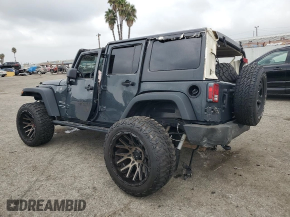 2018 Jeep Wrangler JK Unlimited Sport S with VIN 1C4BJWDG0JL871139, listed as a Copart auction lot 76546464 with 82,164 mi miles and Salvage Title. Bid and sale history available at carsss.com. Image 2.