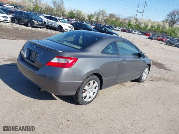 2011 Honda Civic Cpe LX with VIN 2HGFG1B66BH500290, listed as a IAAI auction lot 41978022 with 178,360 mi miles. Bid and sale history available at carsss.com. Image 4.
