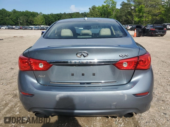 2017 Infiniti Q50 Signature Edition z VIN JN1EV7AR4HM838908, wystawiony jako Copart lot #56947255 z przebiegiem 122 764 mil mil oraz Czysty tytuł • Clean title. Historia ofert i sprzedaży dostępna na DreamBid. Obrazek 6.