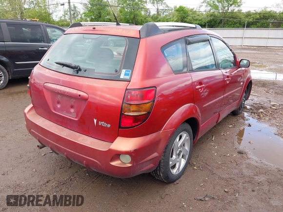 2005 Pontiac Vibe with VIN 5Y2SL63875Z417350, listed as a IAAI auction lot 42185606 with 251,075 mi miles. Bid and sale history available at carsss.com. Image 4.