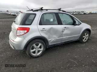 2009 Suzuki SX4 with VIN JS2YB413295101897, listed as a Copart auction lot 76352454 with 123,320 mi miles and Salvage Title. Bid and sale history available at carsss.com. Image 3.