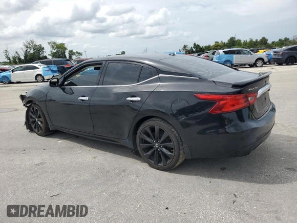 2017 Nissan Maxima SV with VIN 1N4AA6AP3HC434039, listed as a Copart auction lot 62537155 with 126,367 mi miles and Salvage title. Bid and sale history available at DreamBid. Image 2.