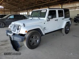 2015 Jeep Wrangler Unlimited Sport with VIN 1C4BJWDG6FL582077, listed as a Copart auction lot 64231525 with 91,403 mi miles and Salvage title. Bid and sale history available at DreamBid. Image 1.