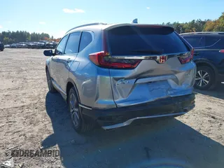 2022 Honda CR-V Touring with VIN 7FARW2H95NE048255, listed as a IAAI auction lot 40594748 with 76,724 mi miles. Bid and sale history available at carsss.com. Image 3.