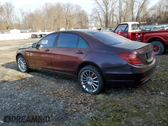 2019 Mercedes-Benz S 560 with VIN WDDUG8GB1KA460161, listed as a Copart auction lot 84056044 with 37,953 mi miles and Salvage Title. Bid and sale history available at DreamBid. Image 2.