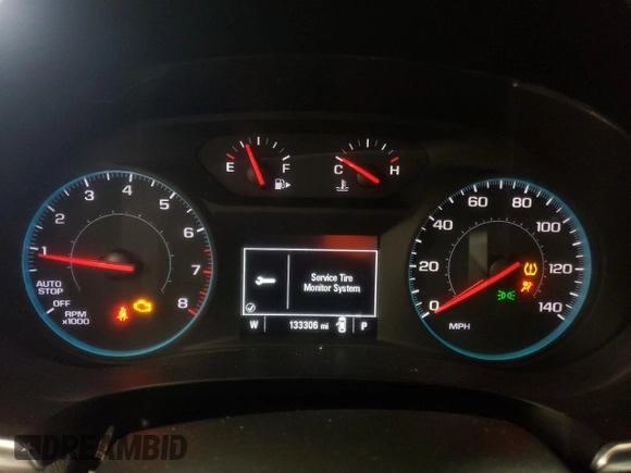 2020 Chevrolet Malibu LT with VIN 1G1ZD5ST5LF117034, listed as a Copart auction lot 84929414 with 133,306 mi miles and Salvage Title. Bid and sale history available at DreamBid. Image 9.
