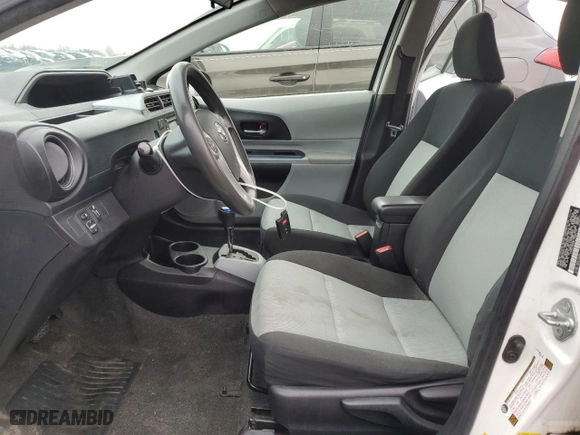 2012 Toyota Prius c One with VIN JTDKDTB33C1525719, listed as a Copart auction lot 51819665 with 226,415 mi miles and Clean Title. Bid and sale history available at carsss.com. Image 7.