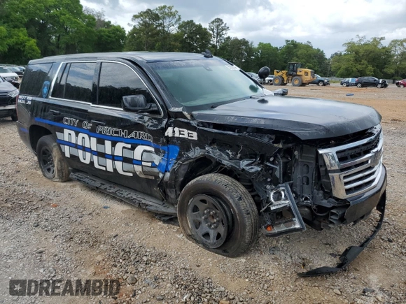 2020 Chevrolet Tahoe Commercial with VIN 1GNLCDEC6LR234133, listed as a Copart auction lot 54155715 with Not provided miles and Salvage title. Bid and sale history available at DreamBid. Image 4.
