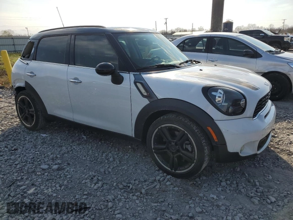 2012 MINI Countryman S with VIN WMWZC3C52CWP20082, listed as a Copart auction lot 47286305 with 60,968 mi miles and Salvage Title. Bid and sale history available at DreamBid. Image 4.