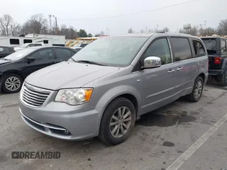 2014 Chrysler Town & Country Touring-L 30th Anniversary with VIN 2C4RC1CG6ER407816, listed as a IAAI auction lot 41689312 with 196,862 mi miles. Bid and sale history available at carsss.com. Image 2.