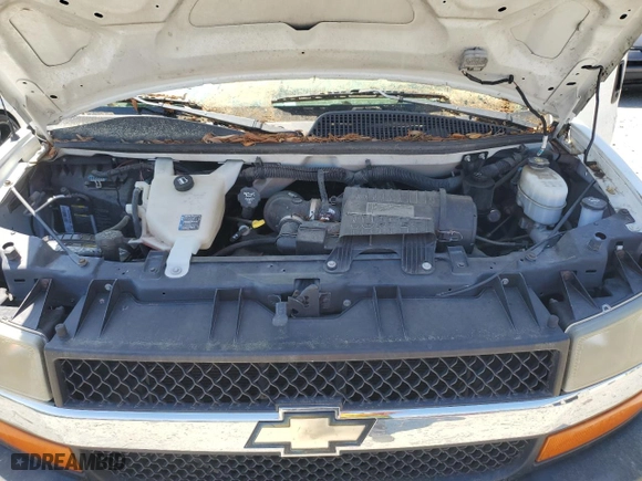 2011 Chevrolet Express Passenger 1LT with VIN 1GAZG1FG6B1123840, listed as a Copart auction lot 52143304 with 0 mi miles and Salvage Title. Bid and sale history available at carsss.com. Image 12.