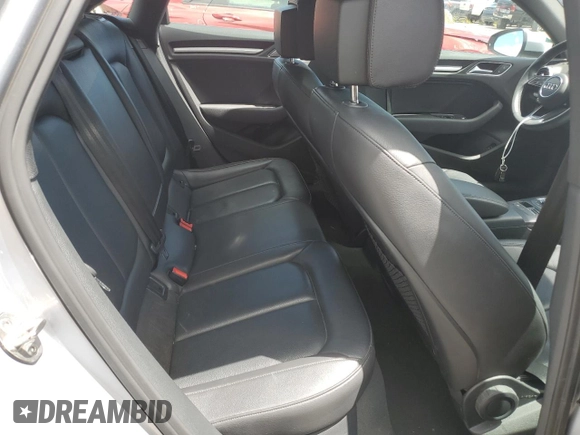 2017 Audi A3 Sedan Premium with VIN WAUB8GFF6H1073561, listed as a Copart auction lot 61051214 with 38,342 mi miles and Salvage Title. Bid and sale history available at carsss.com. Image 10.