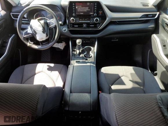 2020 Toyota Highlander L with VIN 5TDCZRAH5LS019723, listed as a Copart auction lot 54934455 with 61,133 mi miles and Salvage title. Bid and sale history available at DreamBid. Image 8.