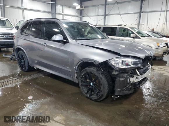 2017 BMW X5 xDrive35d with VIN 5UXKS4C35H0Y16518, listed as a Copart auction lot 50604535 with 47,255 mi miles and Salvage Title. Bid and sale history available at carsss.com. Image 4.
