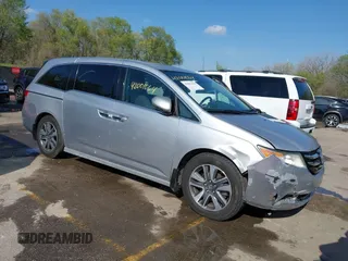2014 Honda Odyssey Touring с VIN 5FNRL5H93EB037017, выставлен на аукционе IAAI как лот 42001064 с пробегом 182 209 миль миль и . История ставок и продаж доступна на DreamBid. Изображение 1.