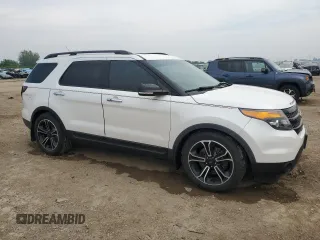 2014 Ford Explorer Sport with VIN 1FM5K8GT6EGC45569, listed as a Copart auction lot 59731185 with 98,838 mi miles and Salvage title. Bid and sale history available at DreamBid. Image 4.
