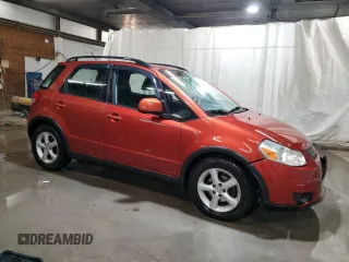 2007 Suzuki SX4 with VIN JS2YB413675111054, listed as a Copart auction lot 86679914 with 118,687 mi miles and Salvage Title. Bid and sale history available at carsss.com. Image 4.