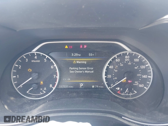 2017 Nissan Maxima S with VIN 1N4AA6AP2HC411173, listed as a IAAI auction lot 41707128 with 117,331 mi miles and . Bid and sale history available at DreamBid. Image 7.