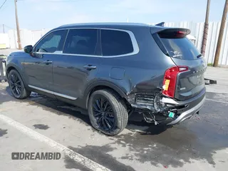 2020 Kia Telluride SX with VIN 5XYP5DHC6LG053984, listed as a IAAI auction lot 42081297 with 95,187 mi miles and . Bid and sale history available at DreamBid. Image 3.