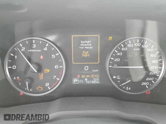 2024 Subaru Crosstrek Premium с VIN JF2GUADC2R8885265, выставлен на аукционе Copart как лот 53027155 с пробегом 10 192 миль миль и Списание • Salvage title. История ставок и продаж доступна на DreamBid. Изображение 9.