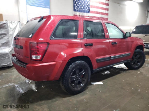 2005 Jeep Grand Cherokee Laredo with VIN 1J8GR48KX5C539564, listed as a Copart auction lot 80575804 with 215,901 mi miles and Salvage Title. Bid and sale history available at carsss.com. Image 3.