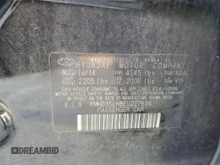2014 Hyundai Elantra GT with VIN KMHD35LH8EU227634, listed as a Copart auction lot 75304654 with 159,337 mi miles and Salvage Title. Bid and sale history available at carsss.com. Image 12.