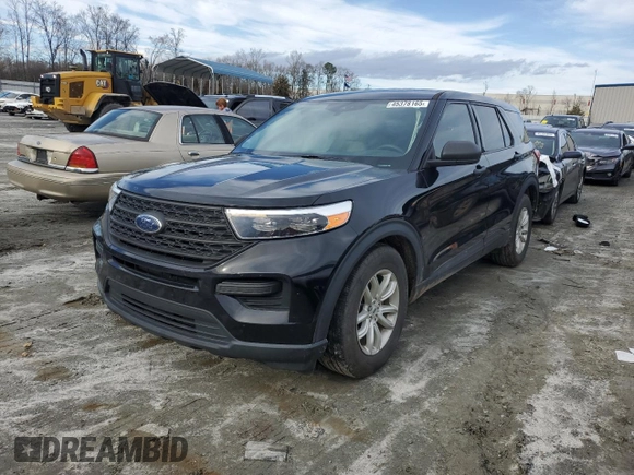 2021 Ford Explorer with VIN 1FMSK7BH6MGA26884, listed as a Copart auction lot 45378165 with 67,407 mi miles and Salvage Title. Bid and sale history available at carsss.com. Image 1.