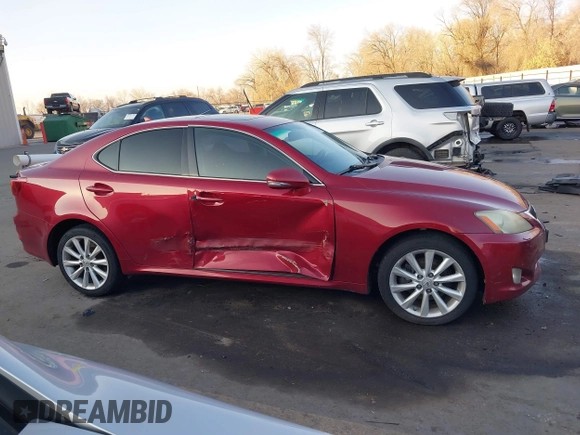 2010 Lexus IS 250 with VIN JTHCF5C26A5041659, listed as a IAAI auction lot 41349489 with Not provided miles and . Bid and sale history available at DreamBid. Image 13.