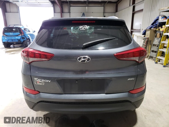2018 Hyundai Tucson SEL with VIN KM8J3CA40JU600070, listed as a Copart auction lot 52966625 with 119,218 mi miles and Salvage title. Bid and sale history available at DreamBid. Image 6.