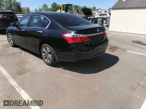 2015 Honda Accord Sedan LX with VIN 1HGCR2F34FA228121, listed as a IAAI auction lot 41998963 with 161,281 mi miles. Bid and sale history available at carsss.com. Image 3.
