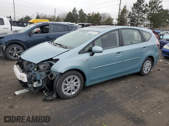 2015 Toyota Prius Two with VIN JTDZN3EU2FJ027161, listed as a Copart auction lot 43816315 with 95,187 mi miles and Salvage Title. Bid and sale history available at DreamBid. Image 1.