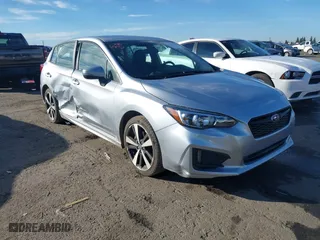 2019 Subaru Impreza Sport with VIN 4S3GTAJ65K3723908, listed as a IAAI auction lot 41329525 with 167,676 mi miles. Bid and sale history available at carsss.com. Image 1.