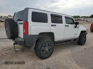 2008 Hummer H3 SUV with VIN 5GTEN13E988136735, listed as a Copart auction lot 65296724 with 216,108 mi miles and Salvage Title. Bid and sale history available at carsss.com. Image 3.