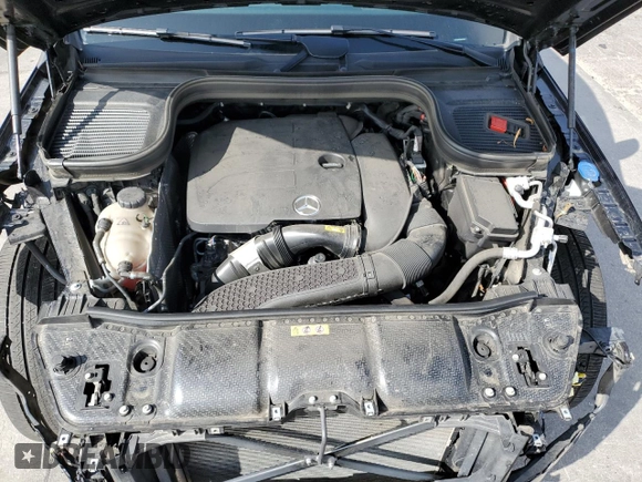 2021 Mercedes-Benz GLE 350 with VIN 4JGFB4KB2MA570877, listed as a Copart auction lot 58074685 with 15,253 mi miles and Salvage title. Bid and sale history available at DreamBid. Image 12.
