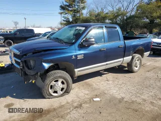 2007 Dodge Ram 2500 SLT with VIN 1D7KS28C57J543352, listed as a Copart auction lot 44964395 with 276,528 mi miles and Salvage Title. Bid and sale history available at carsss.com. Image 1.