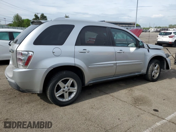 2005 Chevrolet Equinox LT z VIN 2CNDL73F656178331, wystawiony jako Copart lot #54723285 z przebiegiem Nie podano mil oraz Szkoda całkowita • Salvage title. Historia ofert i sprzedaży dostępna na DreamBid. Obrazek 3.