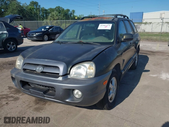 2006 Hyundai Santa Fe GLS with VIN KM8SC13D26U100098, listed as a IAAI auction lot 41985471 with 155,808 mi miles and . Bid and sale history available at DreamBid. Image 2.