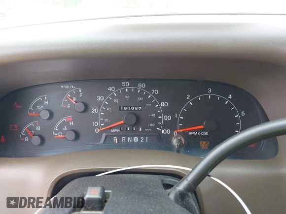 2001 Ford Super Duty F-250 XL with VIN 1FTNX21LX1EA76318, listed as a IAAI auction lot 41878833 with 191,897 mi miles. Bid and sale history available at carsss.com. Image 7.