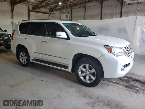 2013 Lexus GX 460 with VIN JTJBM7FX2D5056425, listed as a Copart auction lot 54506155 with 166,820 mi miles and Clean title. Bid and sale history available at DreamBid. Image 4.