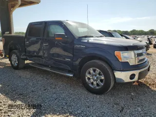 2013 Ford F-150 XL with VIN 1FTFW1CT7DKG40902, listed as a Copart auction lot 53817995 with 134,023 mi miles and Salvage Title. Bid and sale history available at carsss.com. Image 4.