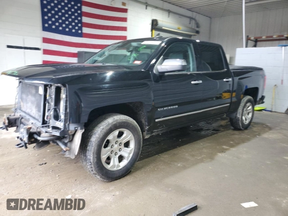 2018 Chevrolet Silverado 1500 LTZ with VIN 3GCUKSEC5JG357391, listed as a Copart auction lot 47824265 with 122,377 mi miles and Salvage Title. Bid and sale history available at DreamBid. Image 1.